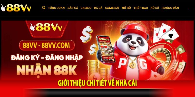 Giới thiệu chi tiết về nhà cái 88vv